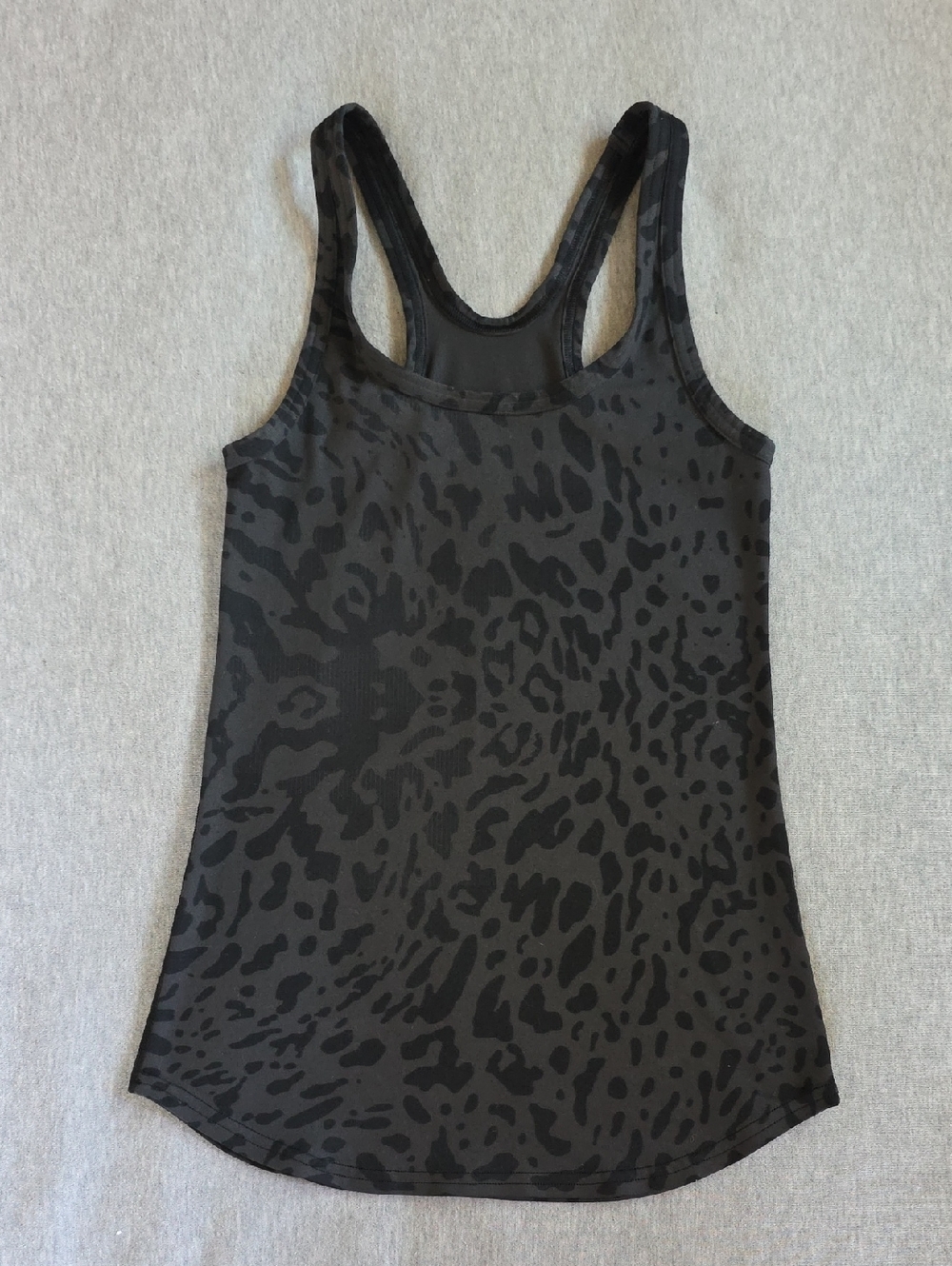 lululemon athletica Black Animal-Print Racerback Tank